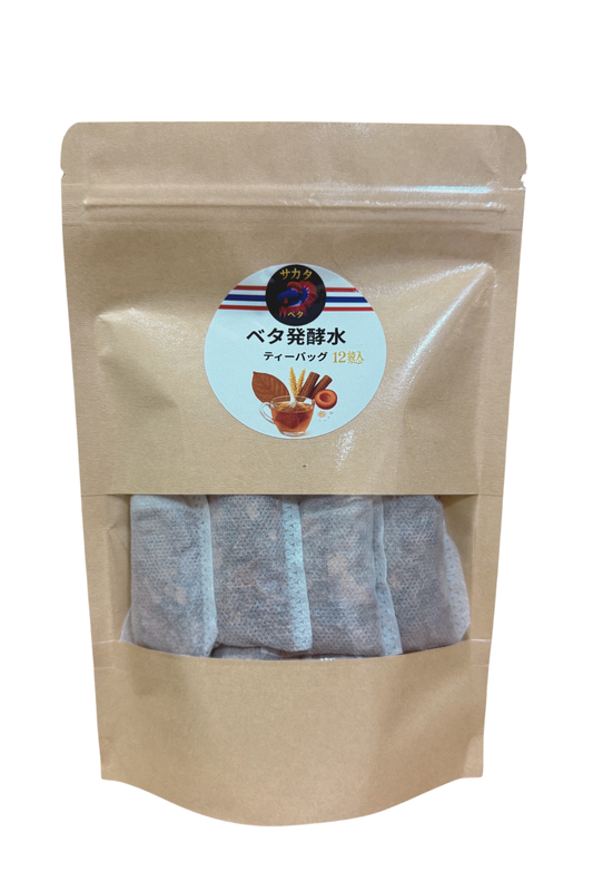 【10パック】お得な15%割引 送料無料｜サカタのベタ ベタ発酵水 ティーバッグ ブラックウォーター 1パック12袋入