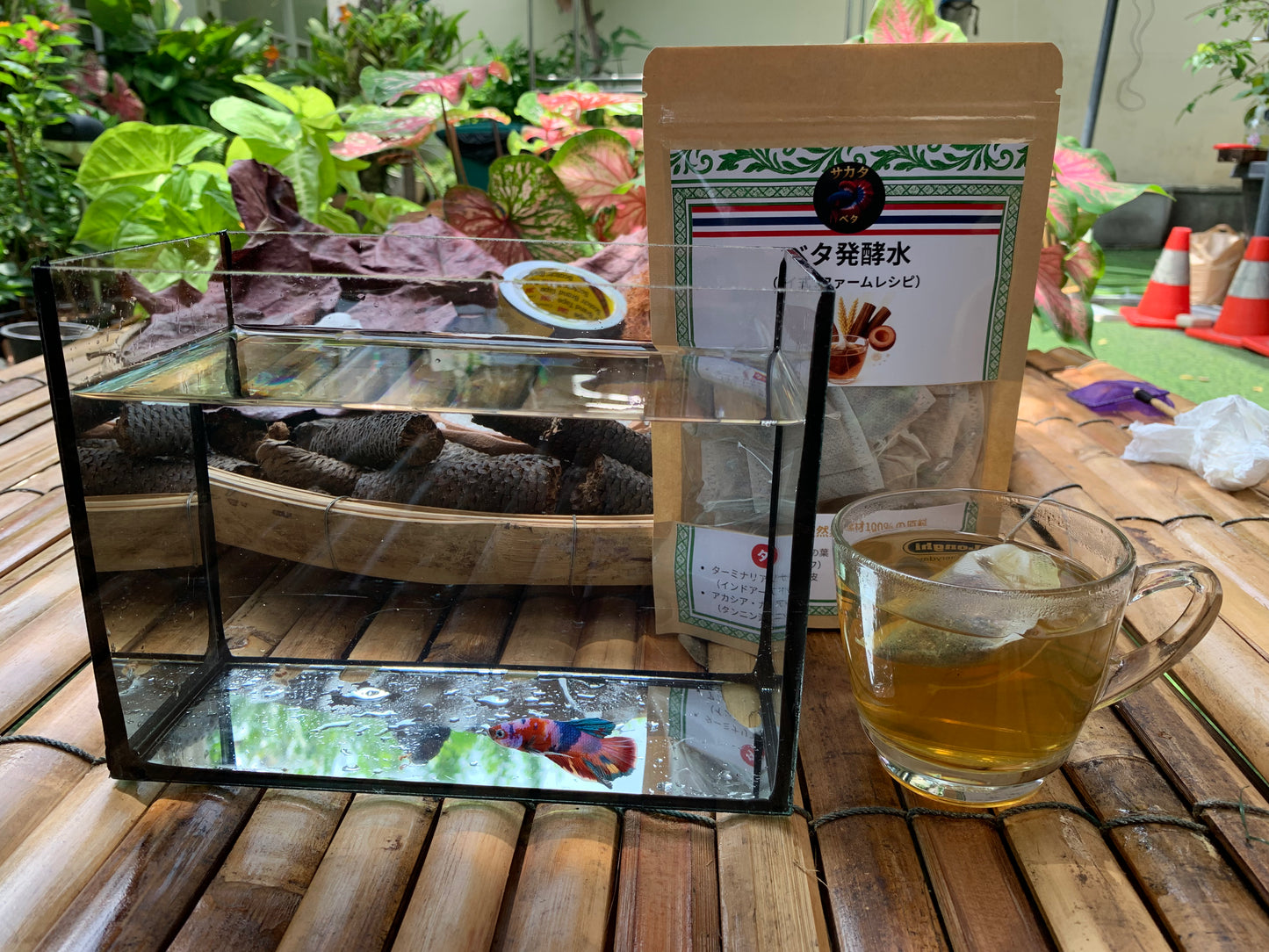 【5パック】お得な15%割引 送料無料｜ベタ発酵水（タイ式ファームレシピ）水質調整ティーバッグ 1パック12袋入